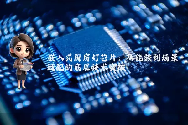 嵌入式厨房灯芯片：从能效到场景适配的底层技术突破 能效与场景的双重博弈：嵌入式厨房灯芯片的底层技术逻辑很多人以为，嵌入式厨房灯芯片的技术门槛仅在于功耗控制与亮度调节，其实不然。在厨房场景中，芯片需同时应对高温、高湿、油污附着等极端环境，其底层逻辑是环境适应性算法与电源管理模块的深度耦合。以某国际品牌2023年推出的KitchenPro系列芯片为例，其采用动态电压调节（DVS）技术，通过实时监测环境温度（最高支持85℃）与湿度（RH95%），动态调 [date
